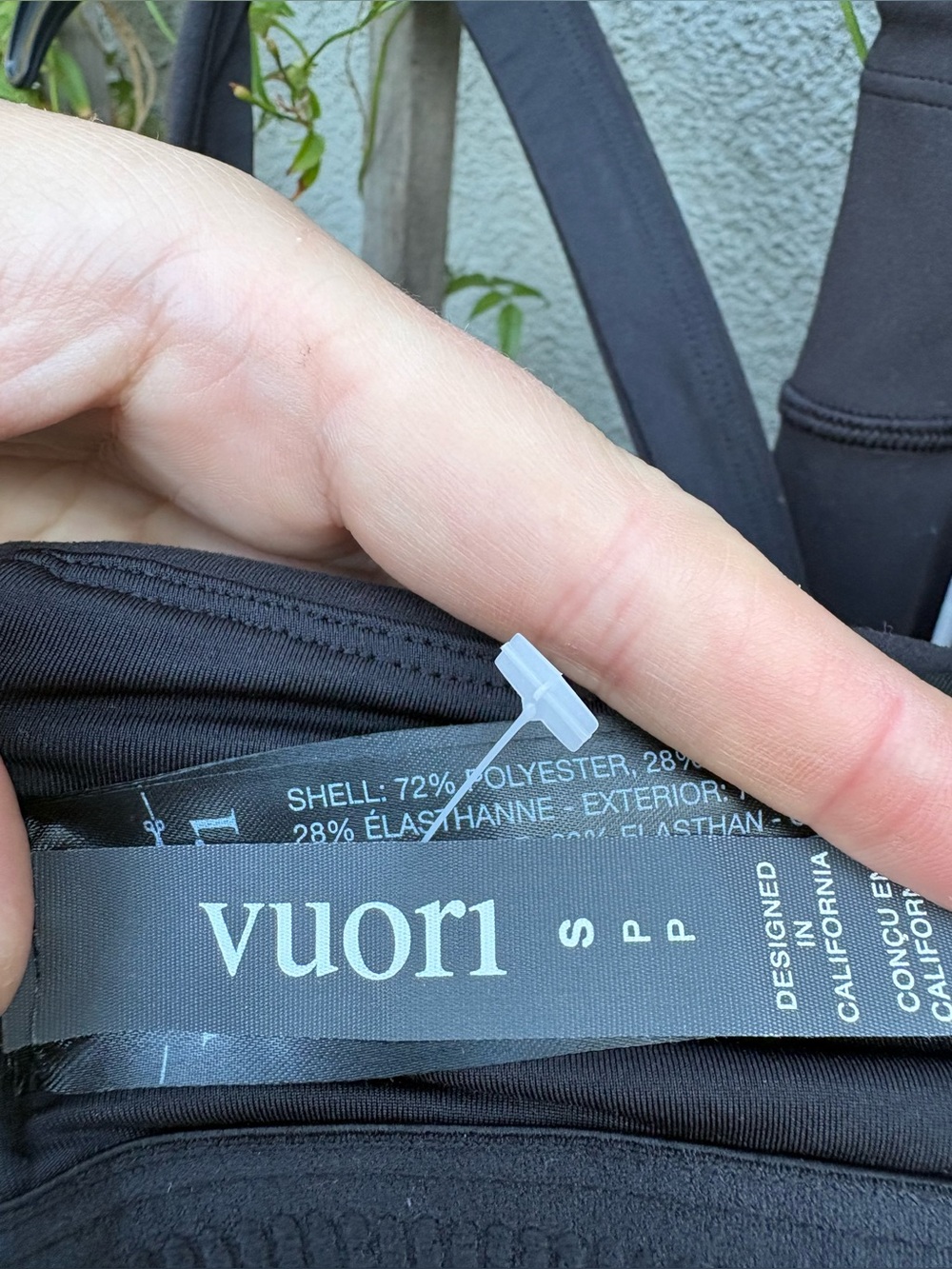Vuori Daily Piped Drawstring leggings + Sports Bra SET Black - Picture 11 of 14